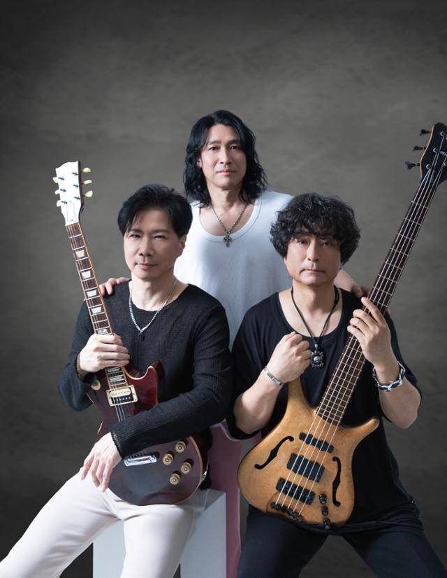 그룹 지니의 기타리스트 장호일(왼쪽부터), 보컬 신성우, 베이시스트 김영석. 지니 제공