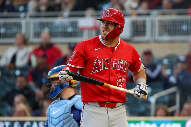 <yonhap photo-2436="">메이저리그를 대표하는 슈퍼스타인 마이크 트라웃. [AFP=연합뉴스]</yonhap>