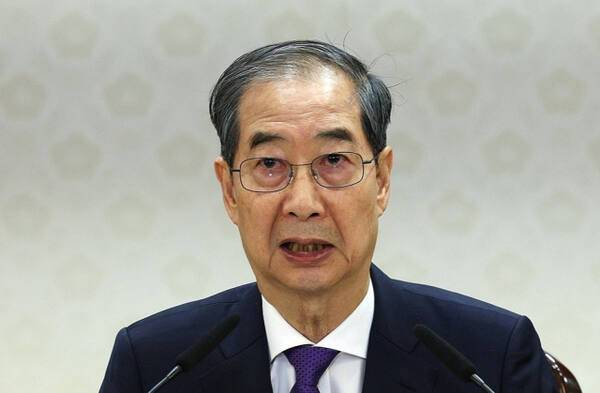 한덕수 대통령 권한대행 국무총리. 연합뉴스