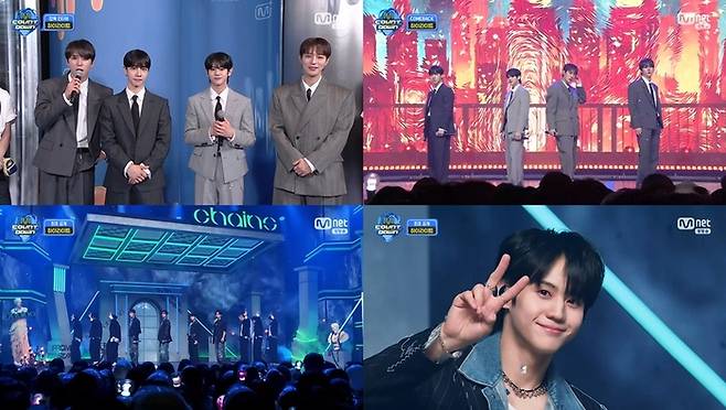 그룹 하이라이트(HIGHLIGHT)가 치명적인 매력으로 돌아왔다.사진=엠넷 ‘엠카’ 캡처