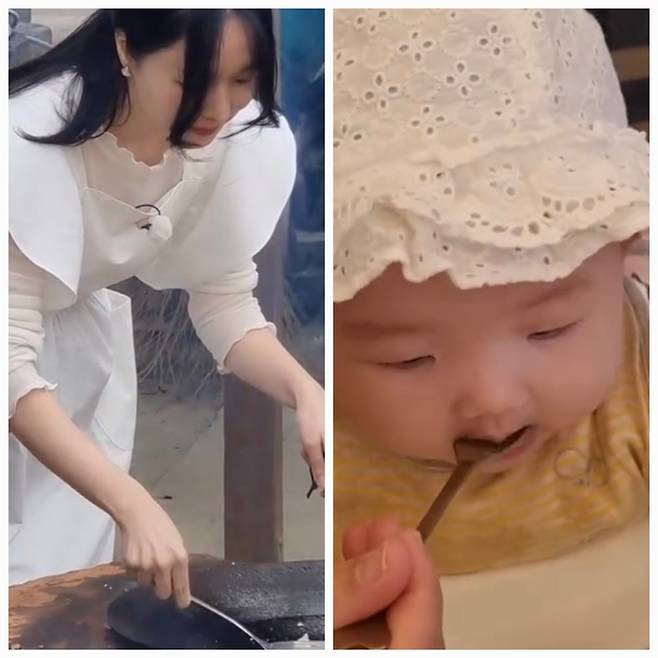 이정현이 딸 서우의 폭풍 성장기를 전했다.사진=이정현SNS