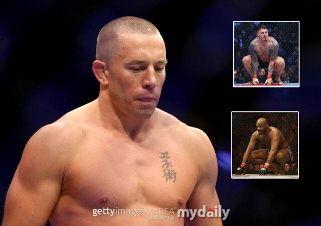 GSP(왼쪽)가 아스피날(오른쪽 위)과 존 존스의 맞대결 가능성에 대해서 이야기했다. /게티이미지코리아