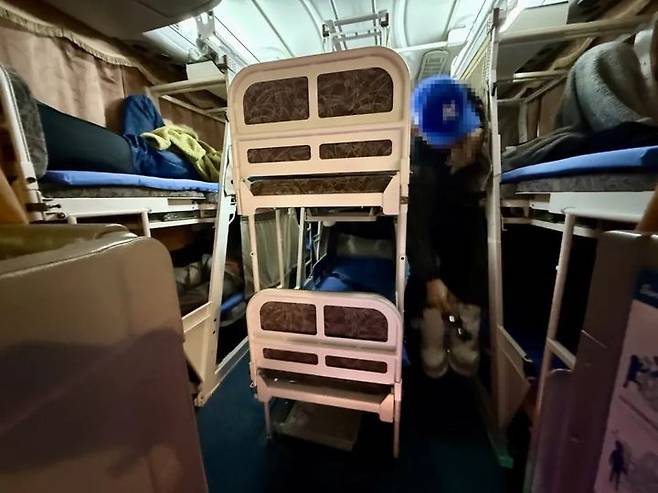 (서울=뉴시스) 고치역전관광의 야간버스. (출처=소라뉴스24) *재판매 및 DB 금지