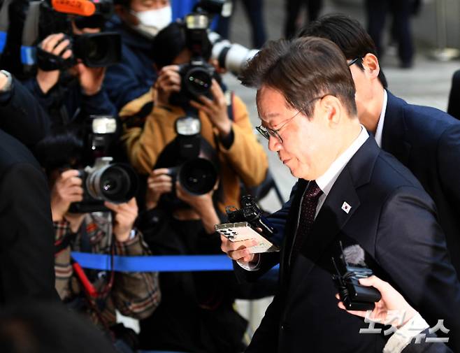 더불어민주당 이재명 대선후보. 황진환 기자