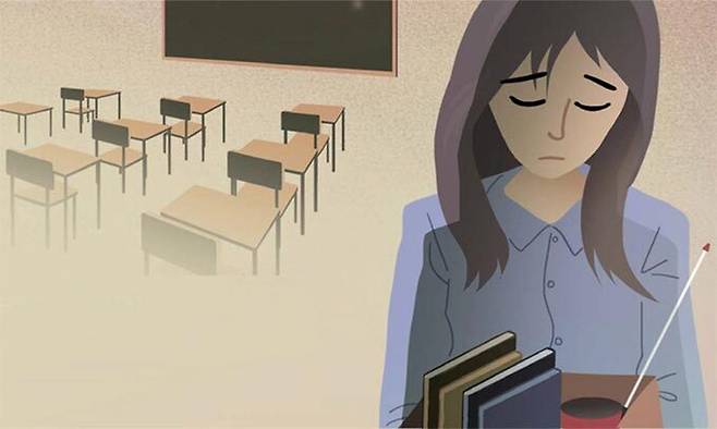 교권 침해 관련 삽화. 세계일보 자료사진