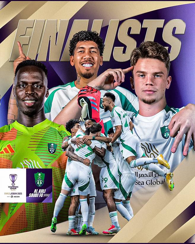 알 아흘리의 아시아챔피언스리그 결승 진출 포스터. /사진=어시아축구연맹(AFC) 공식 사회관계망서비스(SNS)