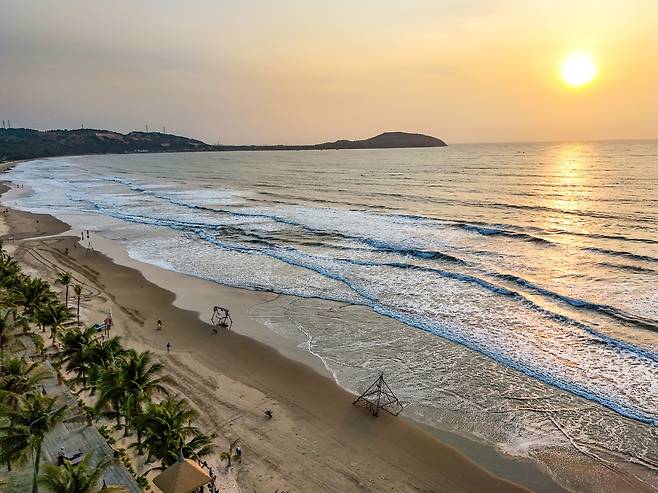 무이네 해변의 일출 [사진/임헌정 기자]