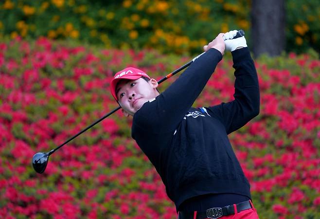 안성현의 GS칼텍스 매경오픈 1라운드 경기 모습 [대회 조직위원회 제공. 재판매 및 DB 금지]