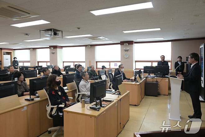 서울 중구 정보화교육 수료식 모습.(중구청 제공)