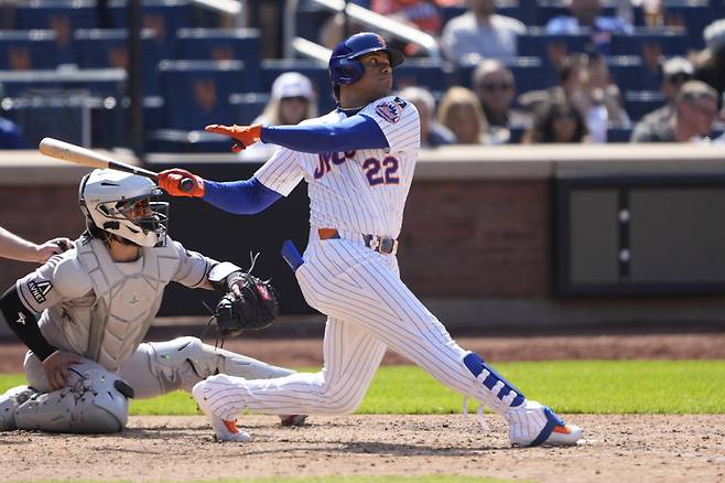 소토가 8회 좌월 솔로홈런을 터뜨리고 있다. Imagn Images연합뉴스