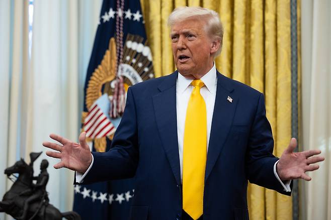 도널드 트럼프 미국 대통령./연합뉴스 제공