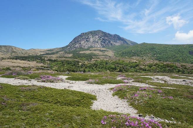 한라산 모래밭, ‘모세왓 유문암질 각력암지대’ 천연기념물 예정
