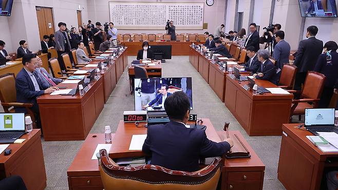 국회에서 열린 법제사법위원회 전체회의 2025.05.01