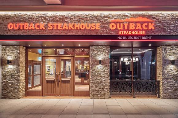 아웃백 스테이크하우스 강동아이파크더리버점. [사진=다이닝브랜즈그룹 제공]
