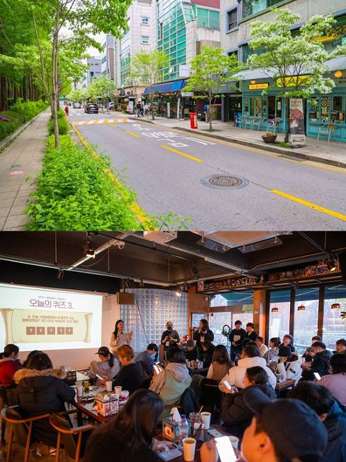 20만 인플루언서 영꿀롱제이와 함께한 영상살롱 (장소: 양재천길 레니LP바)