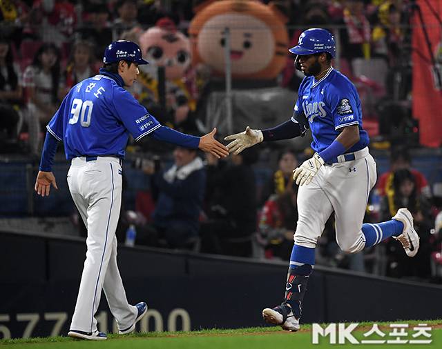 최근 매서운 타격감을 자랑한 삼성 디아즈. 사진=천정환 기자