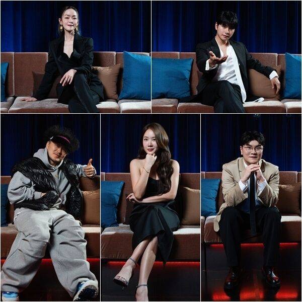 왼쪽부터 시계 방향으로 밴드 자우림 김윤아, 배우 이이경, 가수 신용재, 그룹 시스타 출신 가수 소유, 가수 겸 배우 양동근