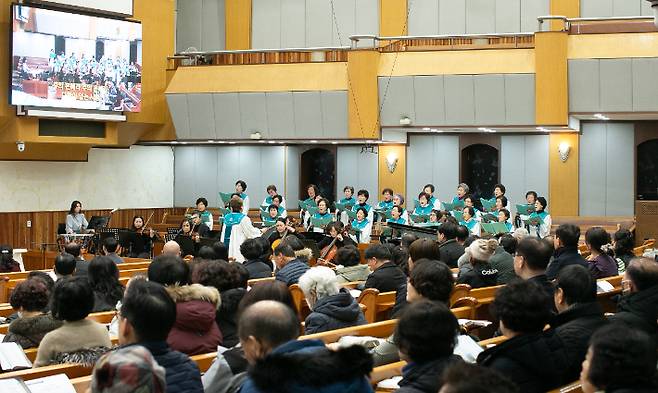 충주효성교회  시안찬양대 -자료제공