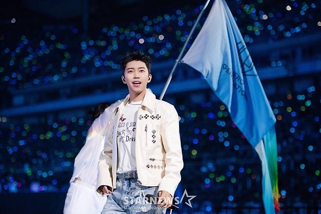 서울상암월드컵경기장 속 임영웅 /사진제공=물고기뮤직