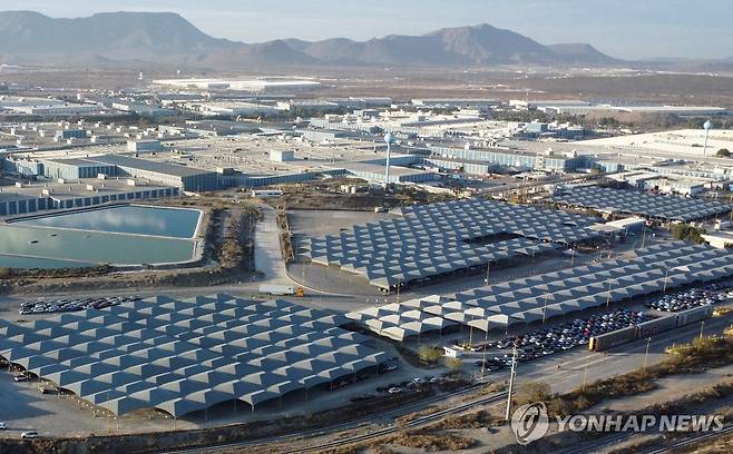 멕시코의 GM 자동차 공장 [로이터 연합뉴스 자료사진. 재판매 및 DB 금지]