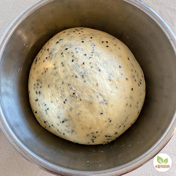 발효 후 부푼 반죽