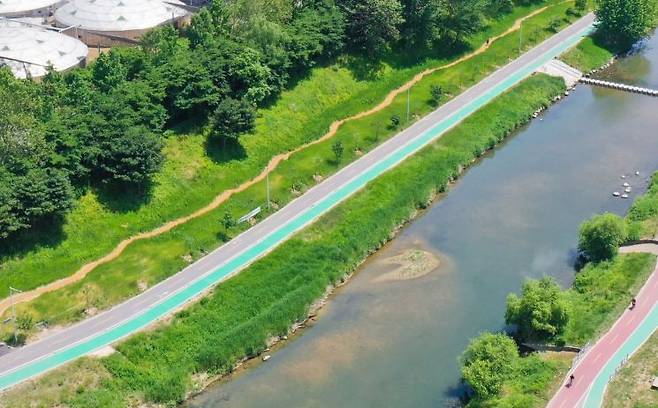 청보리길. 의정부시 제공