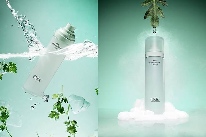 어린쑥 트러블 진정 미스트. ⓒ한율