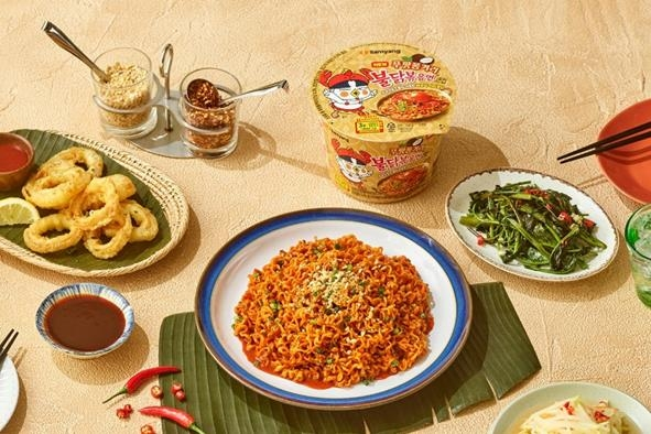 삼양식품 큰컵 푸팟퐁커리 불닭볶음면