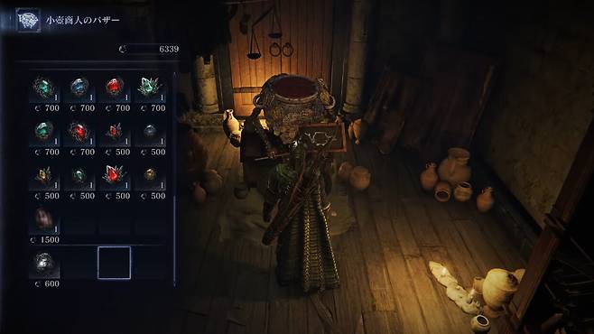 ▲ 유물은 게임플레이 외에도 상인에게서도 구할 수 있다