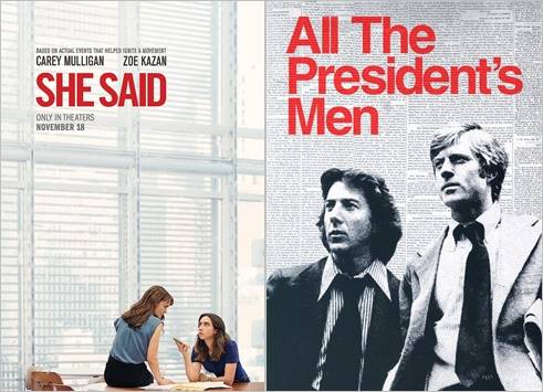 ▲영화 '그녀가 말했다'(왼쪽)와 '