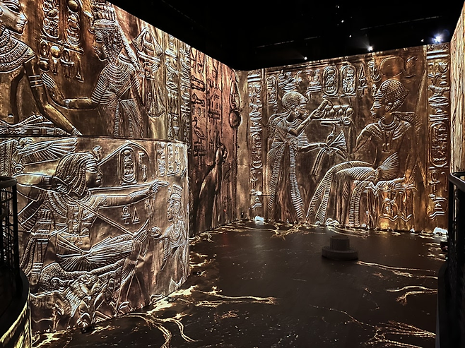 ‘파라오의 이집트, 빛으로 깨어난 고대 문명’展/사진=TMONET - Théâtres des Lumières 제공