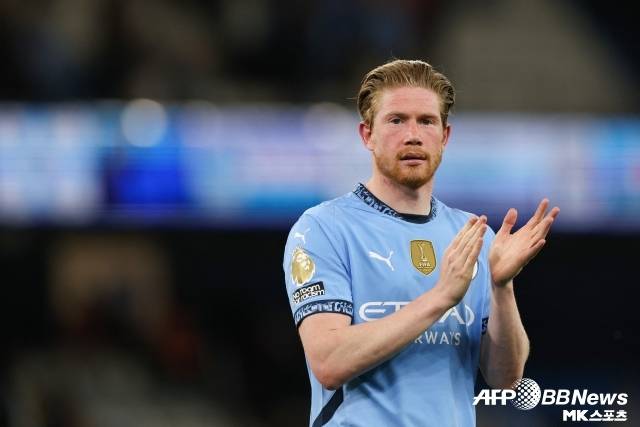 더 브라위너는 멋진 한 방과 함께 맨시티에 승점 3점을 선물했다. 사진(맨체스터 영국)=AFPBBNews=News1