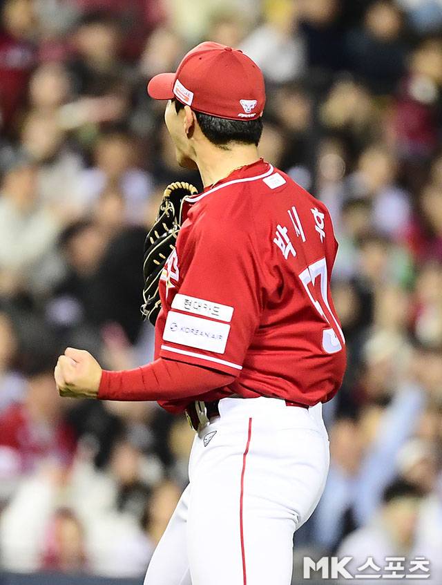 2일 잠실 LG전에서 맹활약한 박시후. 사진(잠실 서울)=김영구 기자