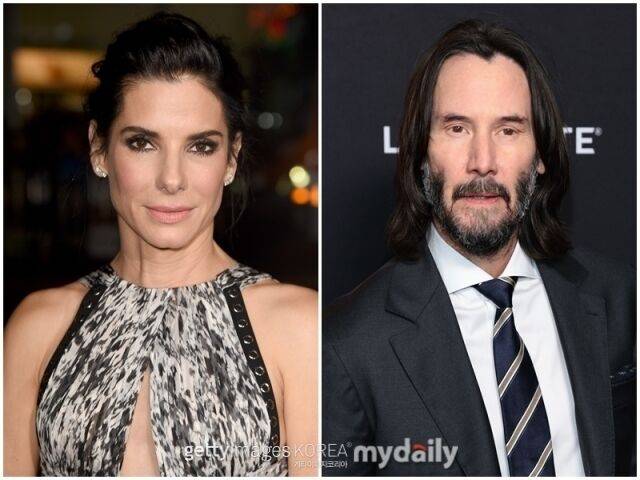 산드라 블록, 키아누 리브스./게티이미지코리아