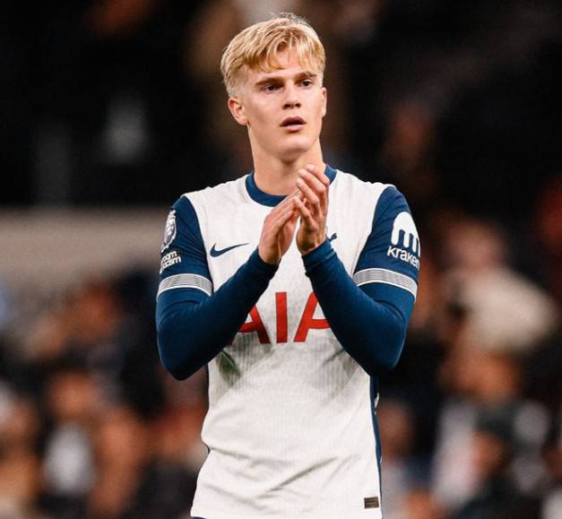 루카스 베리발. /사진=토트넘 공식 SNS