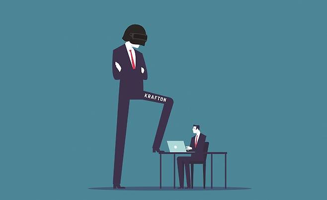 크래프톤이 지난해 역대 최고 실적을 거뒀다.[일러트스 | 게티이미지뱅크·더스쿠프 포토]