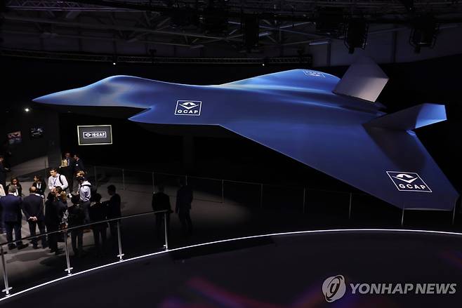 차세대 전투기 모형 [EPA 연합뉴스 자료사진. 재판매 및 DB 금지]