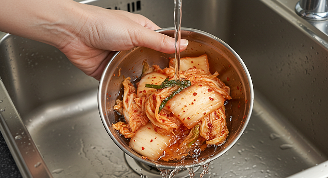 A delicious bowl of reimagined kimchi stew