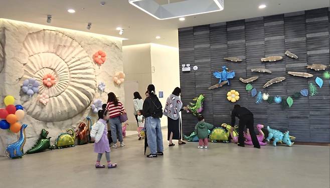 달성화석박물관 로비 전경./최상진