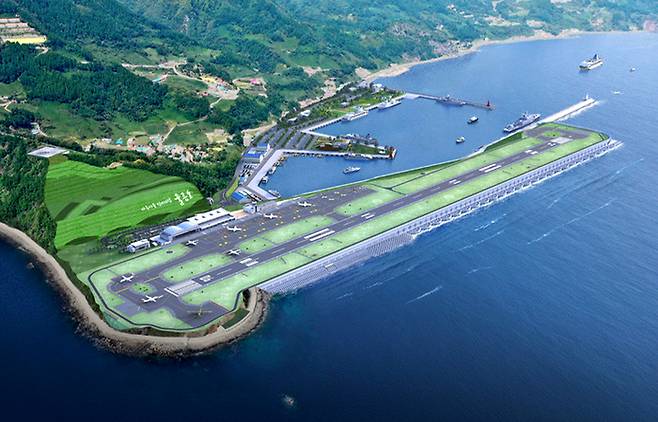 울릉공항 준공 조감도. /자료사진