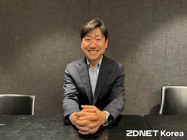 이만희 한남대 정보보호학과 교수가 지디넷코리아와 인터뷰하고 있다.(사진=유혜진 기자)