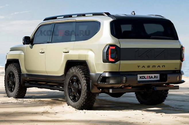 기아 '타스만 SUV' 상상도 (출처 : Kelsonik)