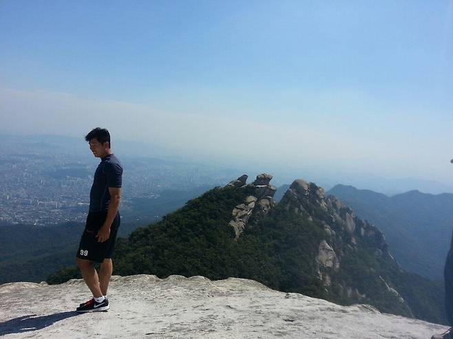 최향남은 선수 시절부터 달리기와 등산으로 체력을 다졌다. 최향남 제공