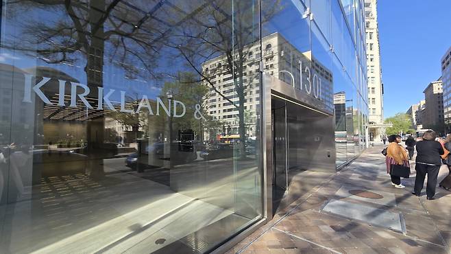 워싱턴DC에 있는 대형 로펌 커클랜드앤드엘리스 사무실. /워싱턴=이상은 특파원