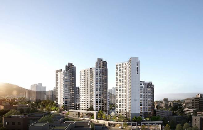 '쌍용 더 플래티넘 동래 아시아드' 조감도 /사진 제공=쌍용건설