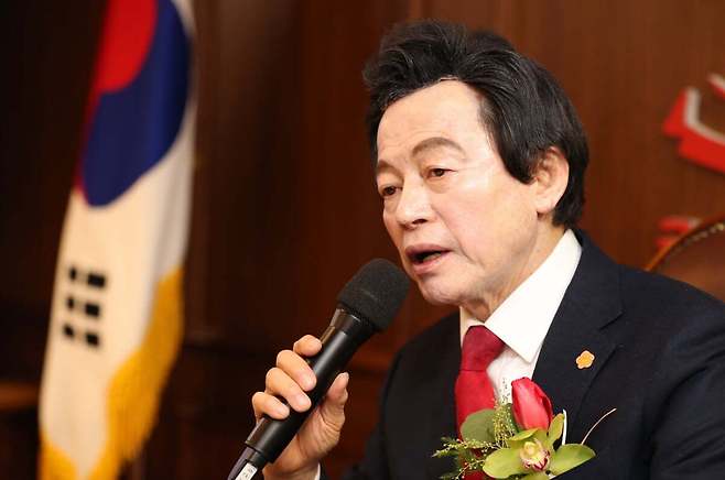 국가혁명당 허경영 명예대표. 세계일보 자료사진