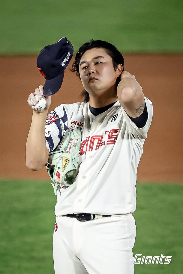 ▲ 정철원 ⓒ롯데 자이언츠