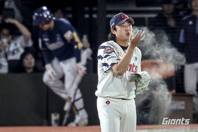 ▲ 정철원 ⓒ롯데 자이언츠