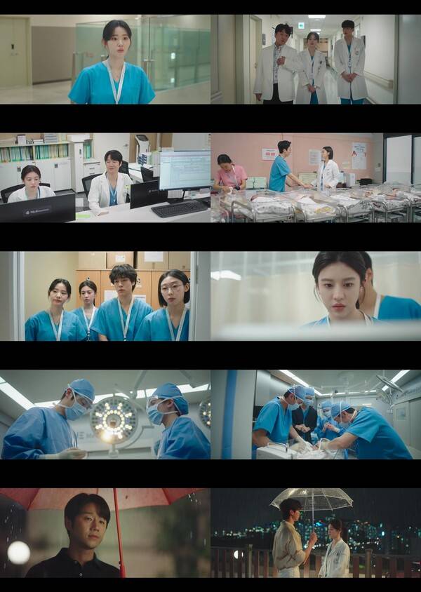 ▲ 3일 방송된 tvN&nbsp;토일드라마&nbsp;'언젠가는 슬기로울 전공의생활' 7회 장면들.&nbsp;방송화면 캡처