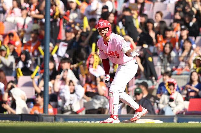 ▲ 이미 메이저리그 구단들의 큰 관심을 모으고 있는 김도영 ⓒKIA타이거즈